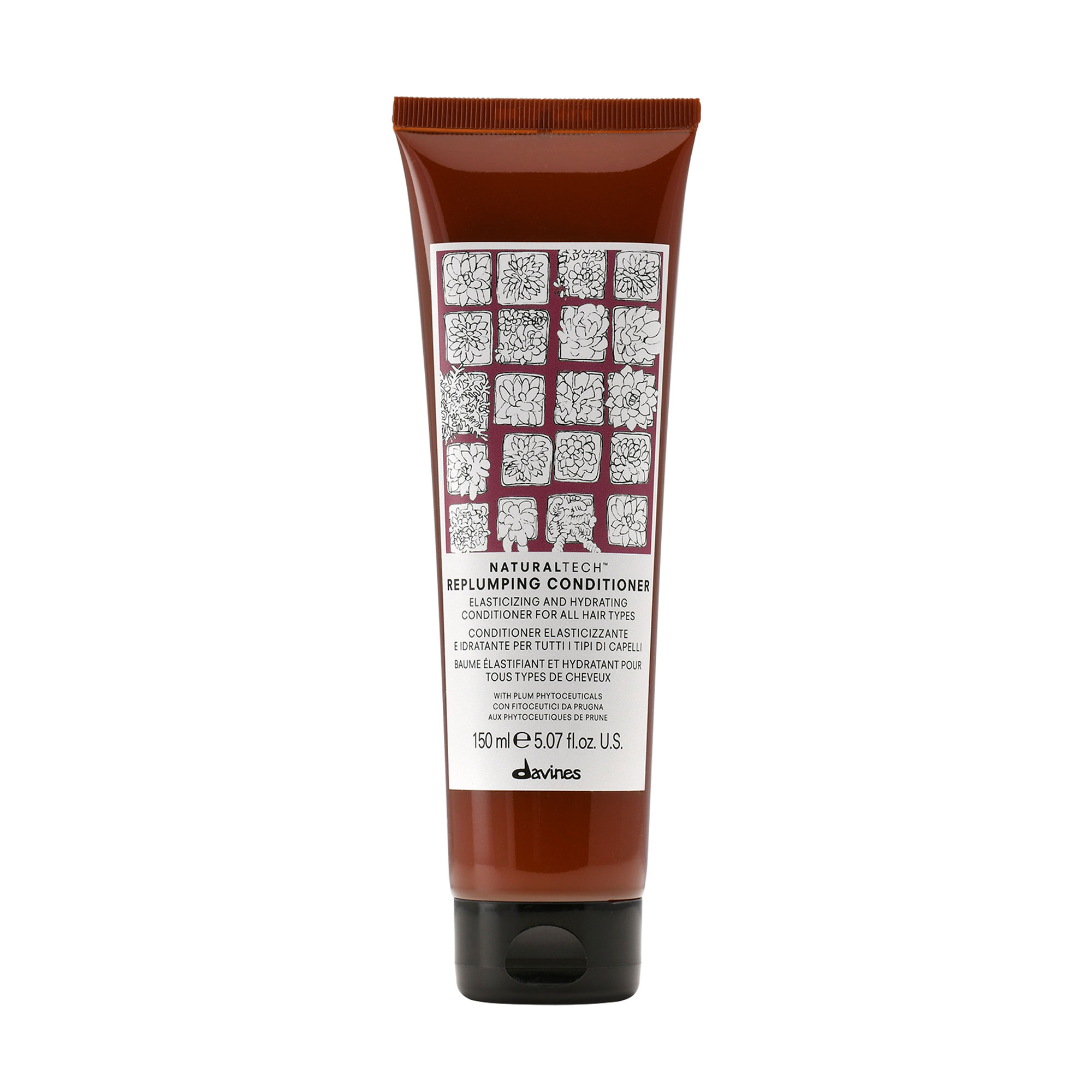 Ущільнювальний кондиціонер для волосся Davines NaturalTech Replumping Conditioner, 150 мл
